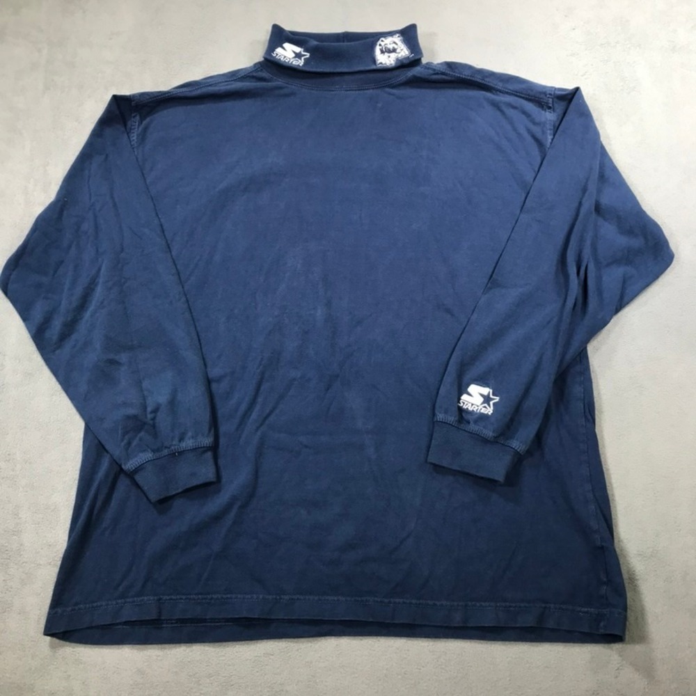 Vintage Starter Penn State Nittany Lions Turtleneck Men's XL Blue Long Sleeve